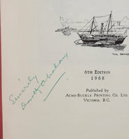 Romantic Vancouver Island Victoria Yesterday and Today by Dorothy Abraham SIGNED paperback book