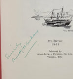 Romantic Vancouver Island Victoria Yesterday and Today by Dorothy Abraham SIGNED paperback book