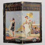 Playgrounds of Quebec Reached by Canada National Railways Grand Trunk Railway System paperback pamphlet