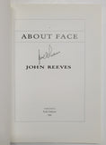 About Face by John Reeves SIGNED paperback book