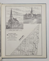 Illustrated Historical Atlas of the County of Brant, Ont Complied, Drawn and Published from Personal Examinations and Surveys By Page & Smith 1875 Edited by N.H. Mika hardcover book