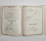 1878 Illustrated Historical Atlas of The County of York and the Township of West Gwillimbury & Town of Bradford in the County of Simcoe Compiled, drawn and Published from personal examinations and surveys by Miles & Co. hardcover book