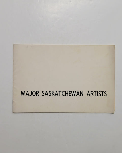 Major Saskatchewan Artists Mendel Art Gallery exhibition catalogue