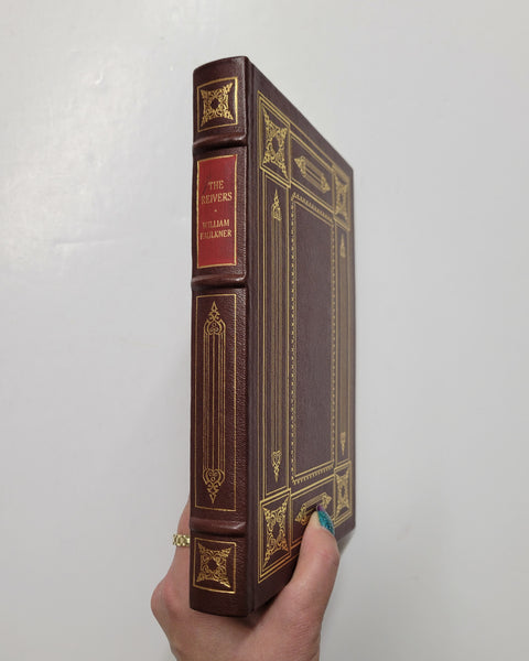 The Reivers by William Faulkner Franklin Library leather book