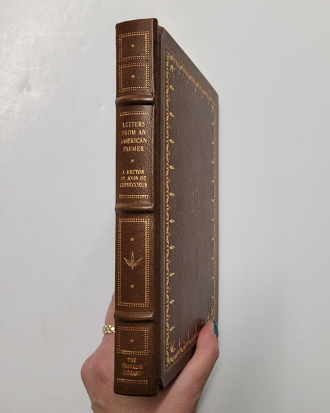 Letters From An American Farmer by J. Hector St. John De Crevecoeur Franklin Library Leather bound book