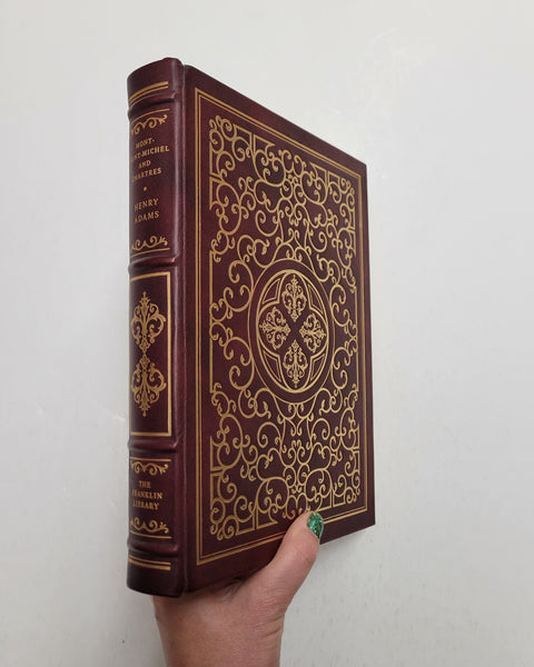 Mont-Saint-Michel and Chartes by Henry Adams Franklin Library Leather Bound book