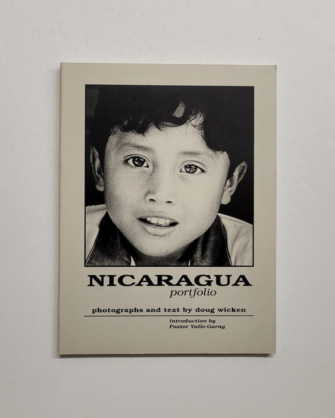 Nicaragua Portfolio by Doug Wicken & Pastor Valle-Garay SIGNED paperback book