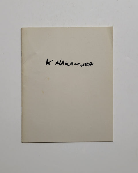 Kazuo Nakamura by Kay Woods exhibition catalogue