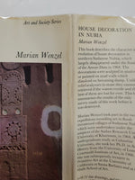 House Decoration in Nubia by Marian Wenzel hardcover book