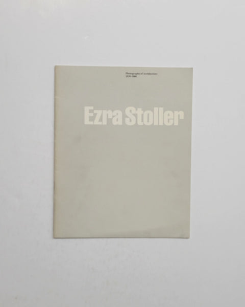 Ezra Stoller: Photographs of Architecture, 1939-1980 by Arthur Dexler paperback book