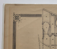 Antique Map of the City of Brantford Ontario 1879 by Miles & Co