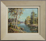 Otto Planding (1887-1964) Ontario Landscape Oil Painting