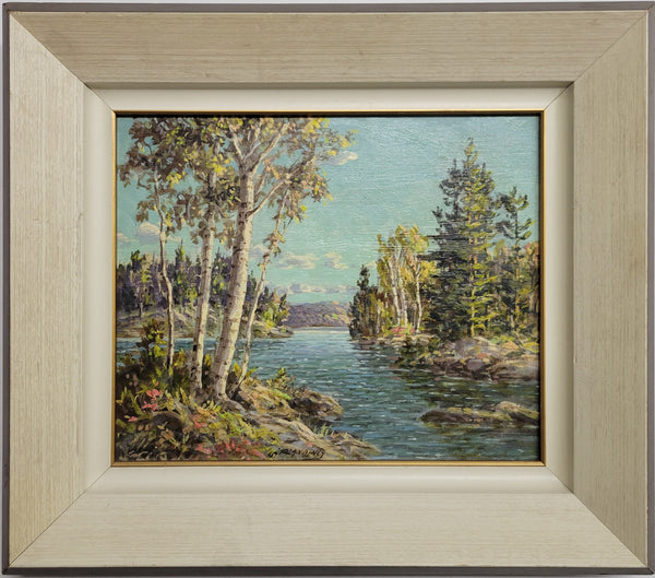 Otto Planding (1887-1964) Ontario Landscape Oil Painting