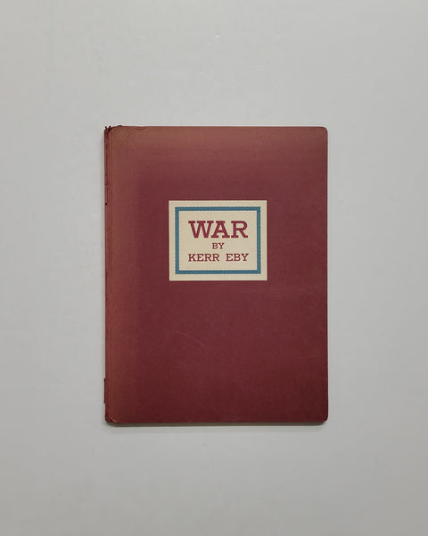 War by Kerr Eby hardcover book