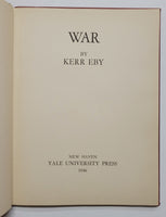 War by Kerr Eby hardcover book