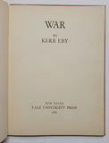 War by Kerr Eby hardcover book