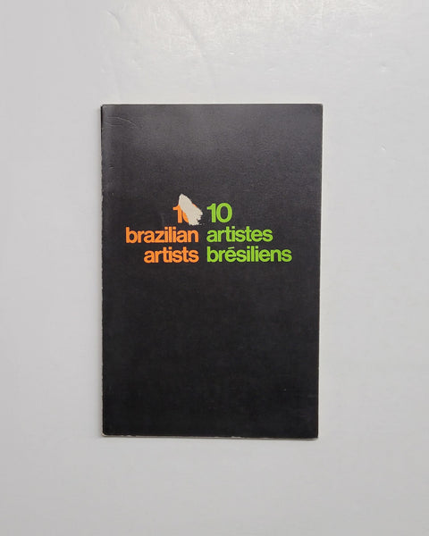 10 Brazilian Artist / 10 Artistes Bresiliens by Walmir Ayala & William J. Withrow paperback book