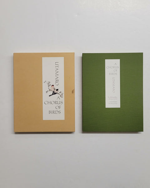 Utamaro: A Chorus Of Birds by Julia Meech-Pekarik and James T. Kenney hardcover book with slipcase