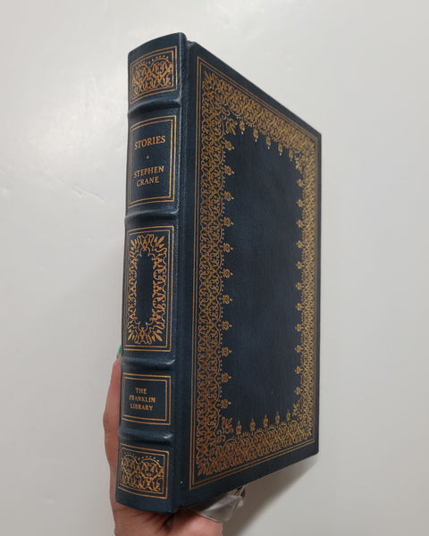 Stories by Stephen Crane Franklin Library leather bound book