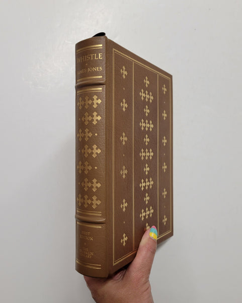 Whistle by James Jones Franklin Library First Edition leather bound book