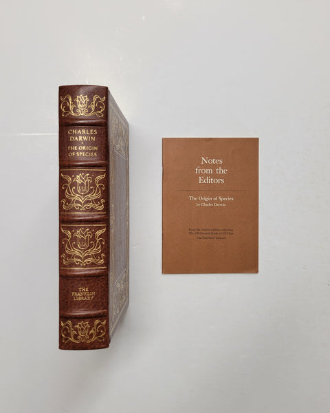 The Origin of Species by Charles Darwin FRANKLIN LIBRARY leather book