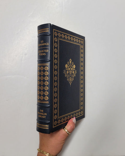  leatCollected Poems by E.E. Cummings FRANKLIN LIBRARY leather book