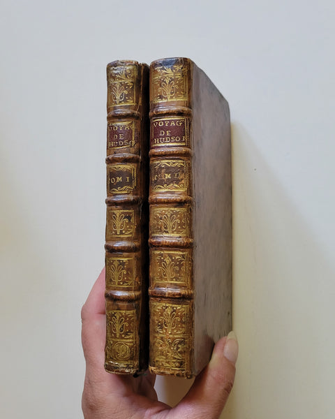 Voyage De La Baye De Hudson. Fait en 1746 & 1747 by Henry Ellis 2 Vols First Edition hardcover book