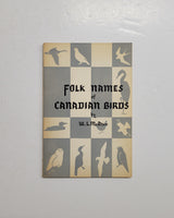 Folk-Names of Canadian Birds by W. L. McAtee paperback book