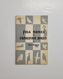 Folk-Names of Canadian Birds by W. L. McAtee paperback book