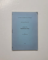 Geology of the Kashabowie Area, District of Thunder Bay by John Morris Hodgkinson paperback book