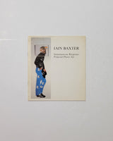 Iain Baxter Instantaneous Response: Polaroid Photo Art by Bruce Ferguson and Val Greenfield paperback book