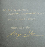 Park, Seo-Bo by Nikos Papastergiadis, Robert C. Morgan and Oh Kwang-Su SIGNED hardcover book