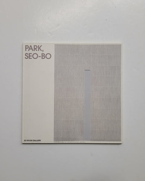 Park, Seo-Bo Ecriture by Park Seo-Bo SIGNED paperback book