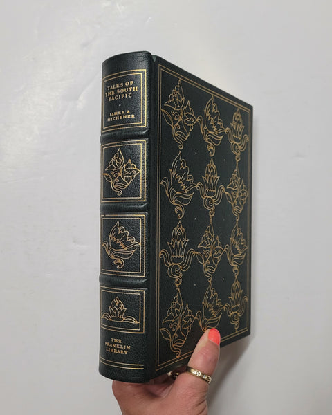 Tales of the South Pacific by James A. Michener Franklin Library leather book
