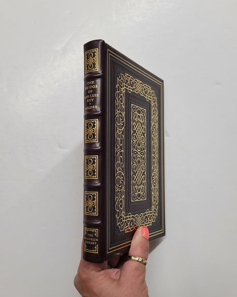 The Bridge of San Luis Rey by Thorton Wilder Franklin Library leather book
