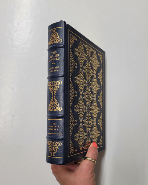 The Killer Angels by Michael Shaara Franklin Library leather book
