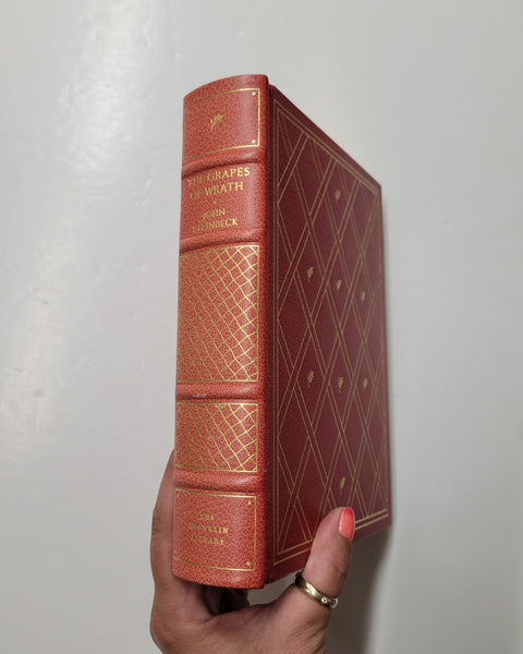 The Grapes of Wrath by John Steinbeck Franklin Library leather book

