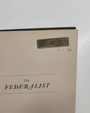 The Federalist by Alexander Hamilton, James Madison and John Jay leather bound book