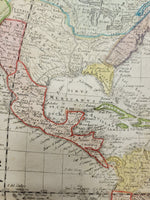 HAAS, Johann Matthias [1684-1742] / HOMANN HEIRS [Publishers 1730-1813]. Americae Mappa generalis Secundum legitimas projectionis… Homannianis Heridibus A MDCCXXXXVI [Nuremberg: 1746].