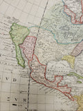 1746 Antique Map of the Americas by  Johann Matthias HAAS / HOMANN HEIRS