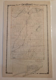 1878 Antique Map of Huntingdon Township Hastings County Ontario