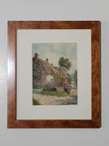 W.T. Wood [Canadian] Cottage Devonshire framed Watercolour