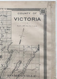 Antique Map of The County of Victoria 1879 from The New Topographical Atlas of The Province of Ontario. Toronto: Miles & Co., 1879.