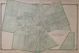 (ONTARIO). (PERTH COUNTY). Antique Map of the Town of Stratford 1879