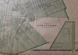 Antique Map of the Town of Stratford Ontario 1879