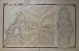 (ONTARIO). (ONTARIO COUNTY). 1877 Antique Map of Rama Township & Scugog Township