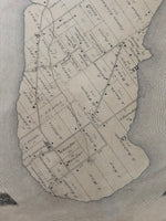 (ONTARIO). (ONTARIO COUNTY). 1877 Antique Map of Rama Township & Scugog Township