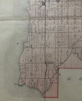 1877 Antique Map of Mara Township Ontario County Central Ontario
