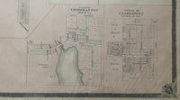 1877 Antique Map of Mara Township Ontario County showing Vroomanton & Claremont Ontario