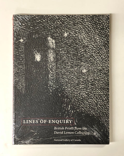 Lines of Enquiry: British Prints from the David Lemon Collection by Douglas E. Schoenherr paperback book